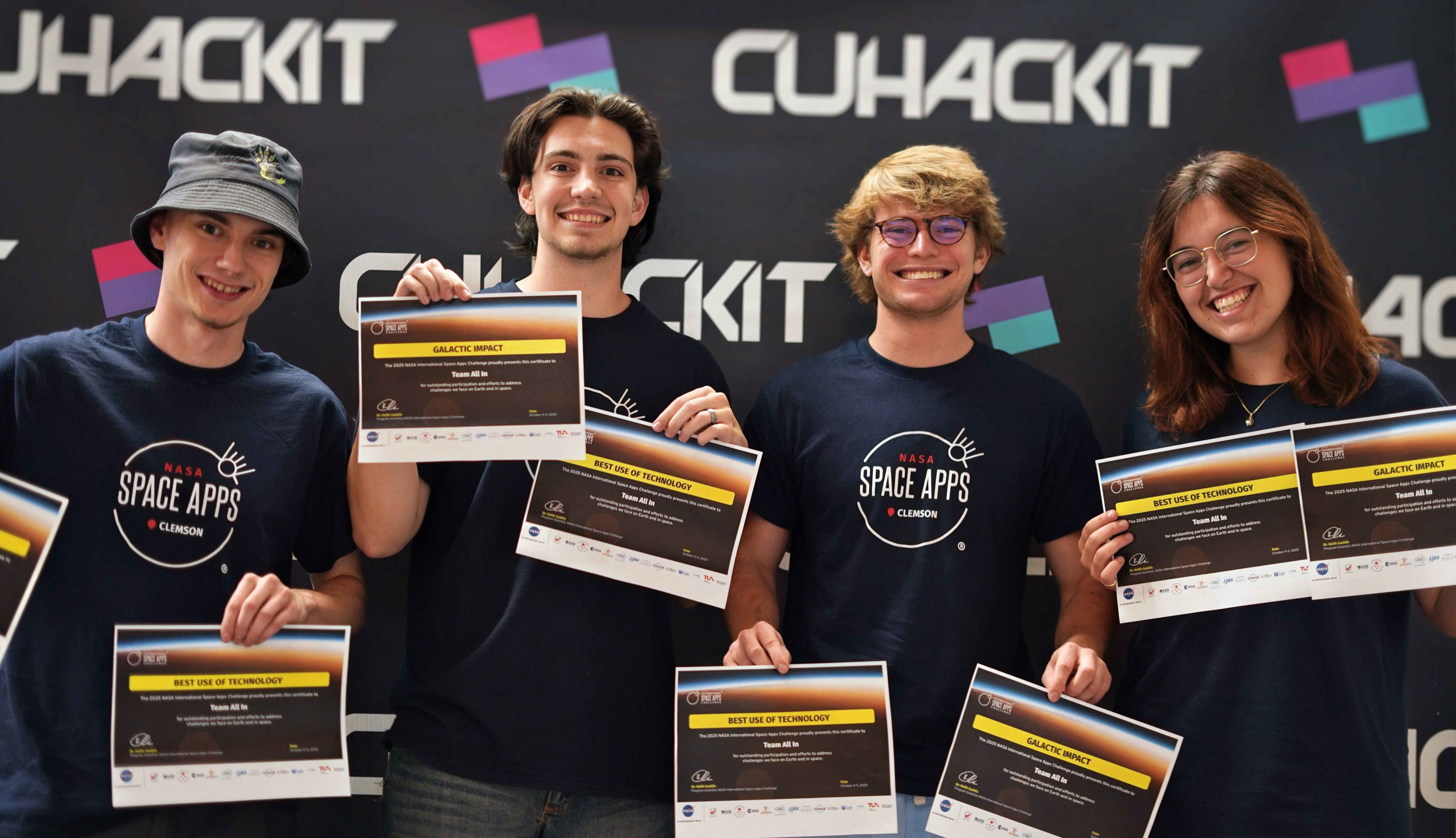 NASA Space Apps Challenge Team Awards